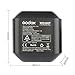 GODOX WB400P Battery Replacement,390 Full Power,2600mAh 21.6V Li-ion Battery Pack Compatible with AD400 Pro AD400Pro Strobe Flash