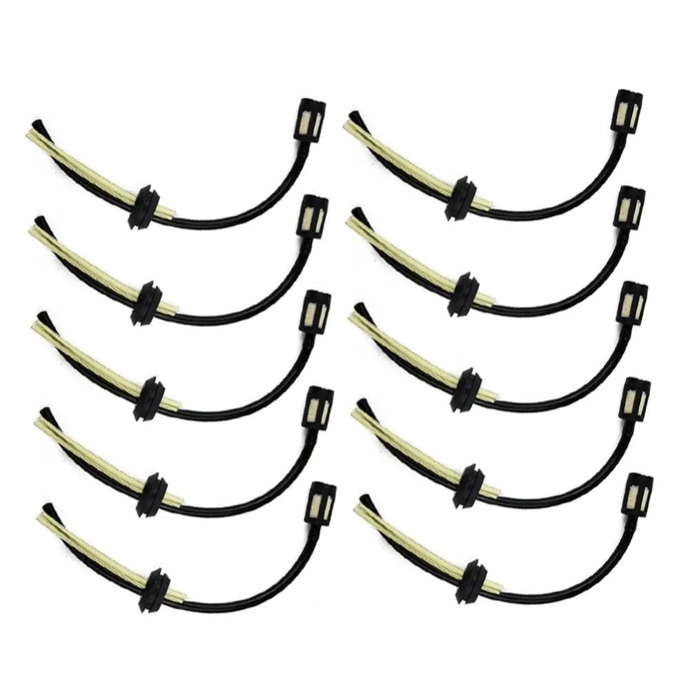 Kit de Tubo Flexible de Combustible, 10 Uds., Apto for cortacésped, desbrozadora, Pieza de jardín Piezas de cortacésped