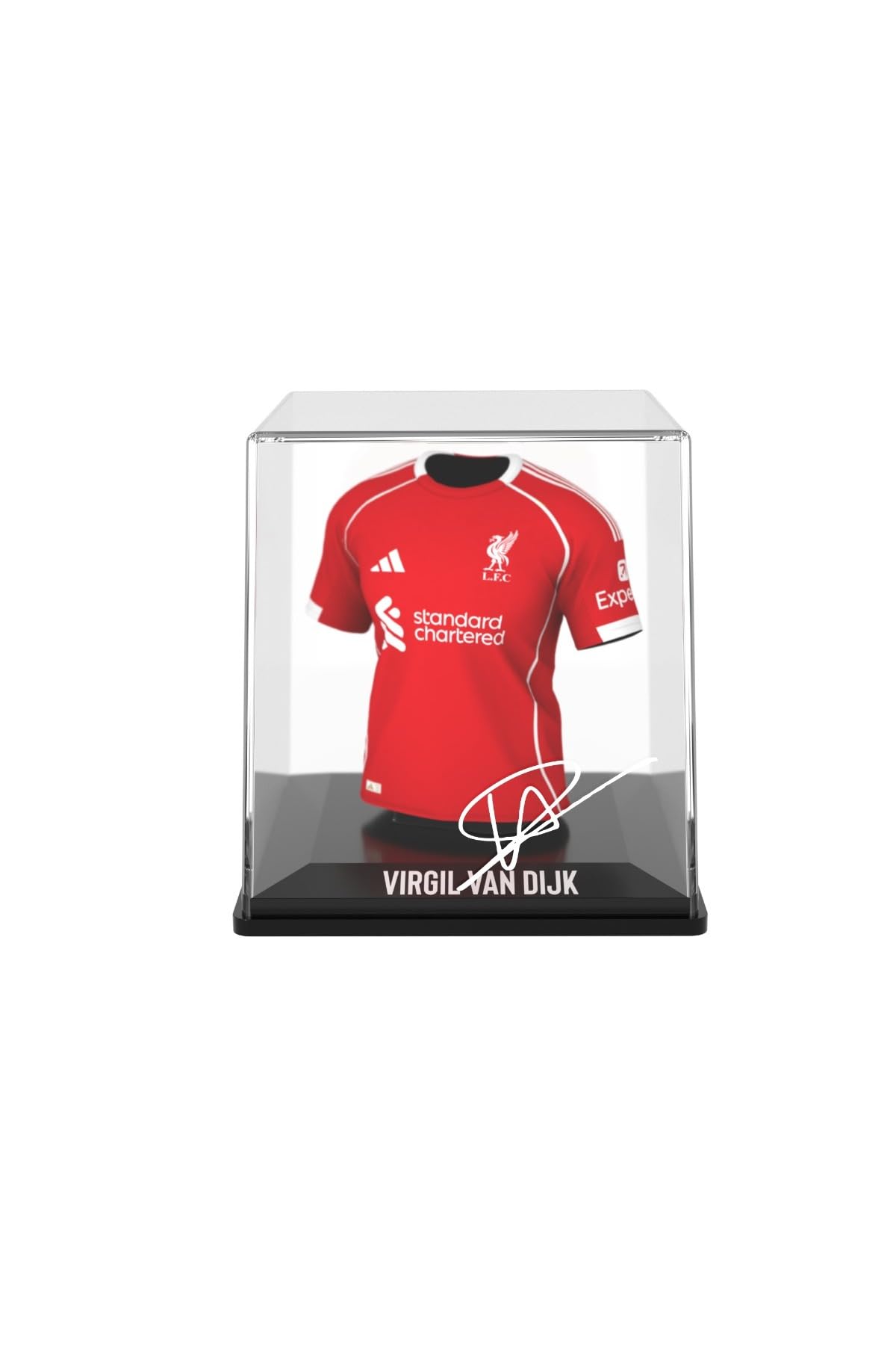 Splink Van Dijk (Liverpool) - gablota Home Jersey, oficjalna licencja kolekcjonerska