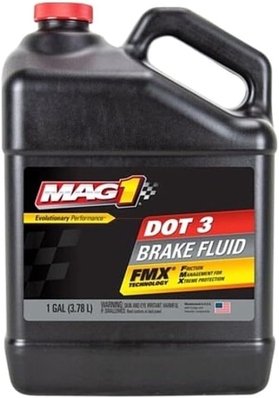 MAG 1 00121 DOT3 Brake Fluid - 1 Gallon