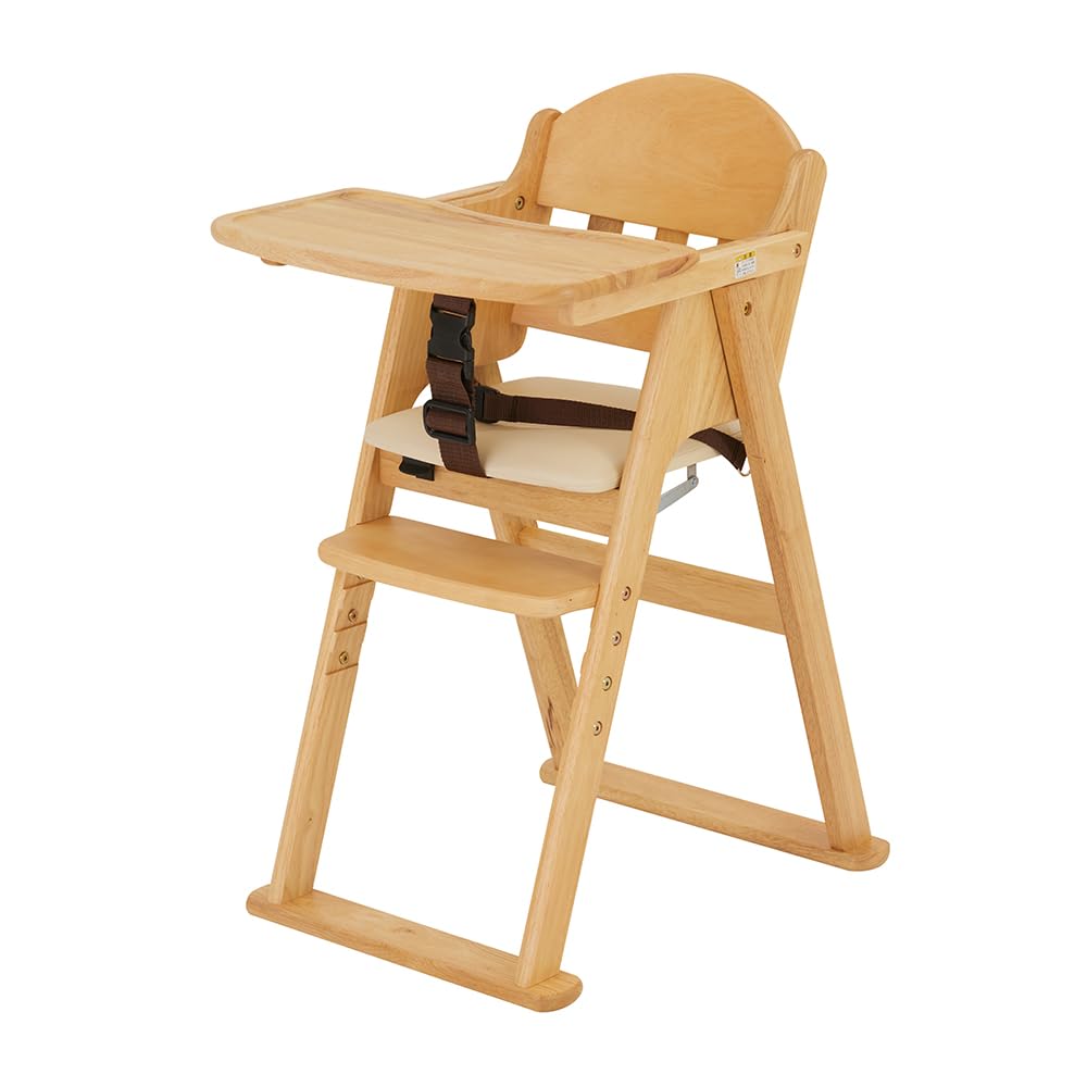 極美品★ KATOJI カトージ 木製 折りたたみハイチェアナチュラル 木製折りたたみハイチェア シンプル（ナチュラル）」について