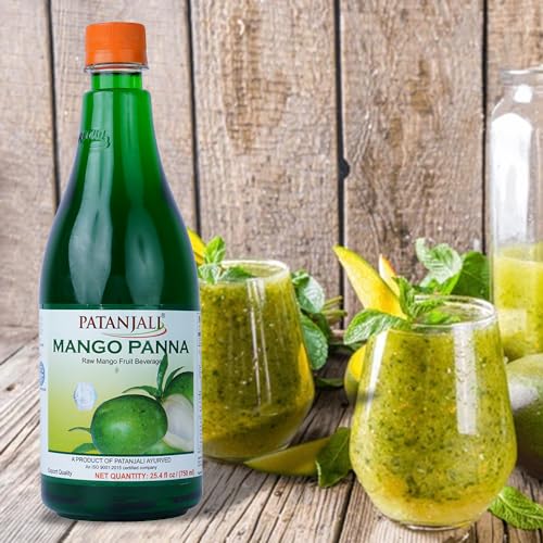 Image of Patanjali Sharabat Mango Panna, 750ml