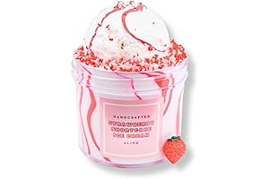 Avocado Sensory Slime - 4oz - Strawberry Shortcake Ice Cream