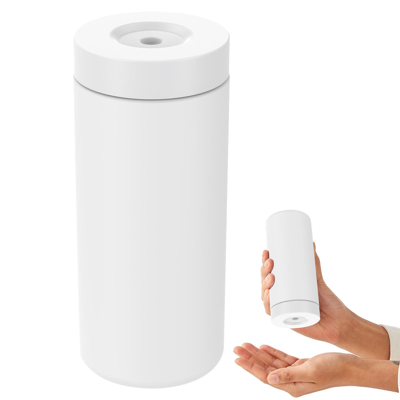 240ml Soap Squeezer, Non-Drip Dispenser for Washing Up Liquid Soap Dispenser Manual Pump, Squeezable Refillable(White)