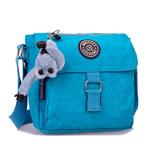 Sac à bandoulière contre l'encombrement - Sac de messager compact petit paquet-B