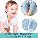 FIBOUND 5 Paare Baby Knieschoner Krabbeln Knieschoner, Baby-Knieschützer Krabbeln Anti-rutsch Baumwolle Baby Socken Knieschoner für 0-24 Monate Babys Schützen vor Hartem Boden und Kälte