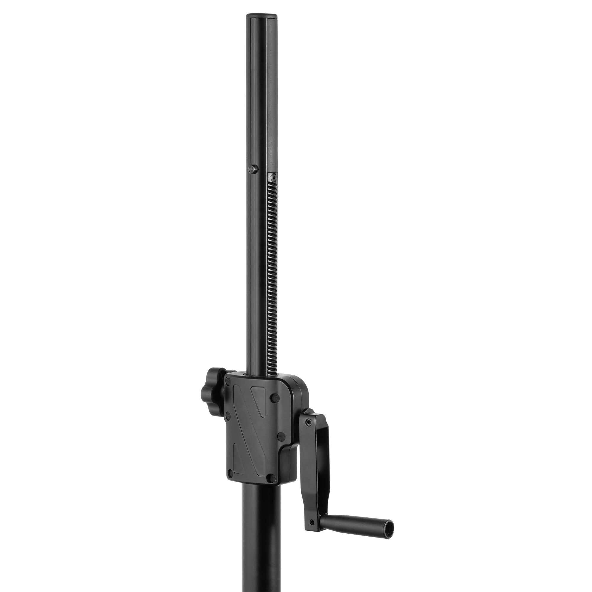 Pack de 2 Pieds d’Enceintes Vonyx LS93 - Wind-Up Réglables 134 à 205 cm | Capacité 70 kg/Pied | Support Haut-Parleur Pro pour DJ, Scène & Événementiel