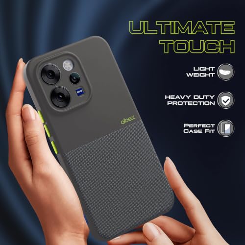 Image of AIBEX Premium Back Cover Case Compatible for Vivo V70 5G / Vivo V70 Elite 5G| Scratch & Drop Tested Shockproof Matte Texture Case with Soft Microfibre Lining | Slim Fit Cover with Anti-Scratch - Grey