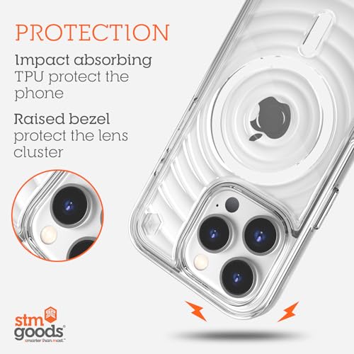Coque iPhone 16 Plus antichoc avec rétroaction tactile STM - 3
