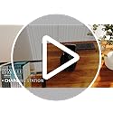 DWVO 3-Tier Vinyl Record Stand with Power Outlets & RGB LED Lights – Holds 300+ Albums, Sturdy Metal Frame Turntable Table for Living Room, Walnut Finish Media Storage Cabinet