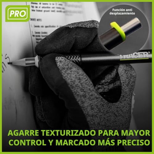 Lápiz de precisión Tracer Pro anticubiertas rotas con minas de 1,3 mm de repuesto 5