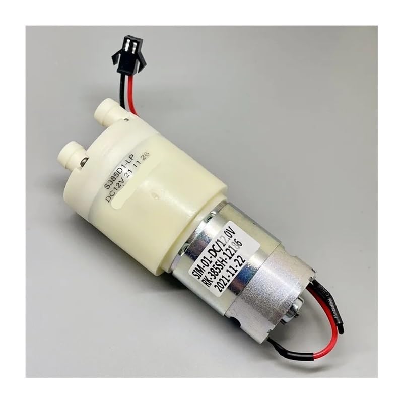 DC12V 385 Water Pump S385D1-LP Round Self Priming Clear Water Pump 1.4L/min Diaphragm Pump for Drinking Water Machine