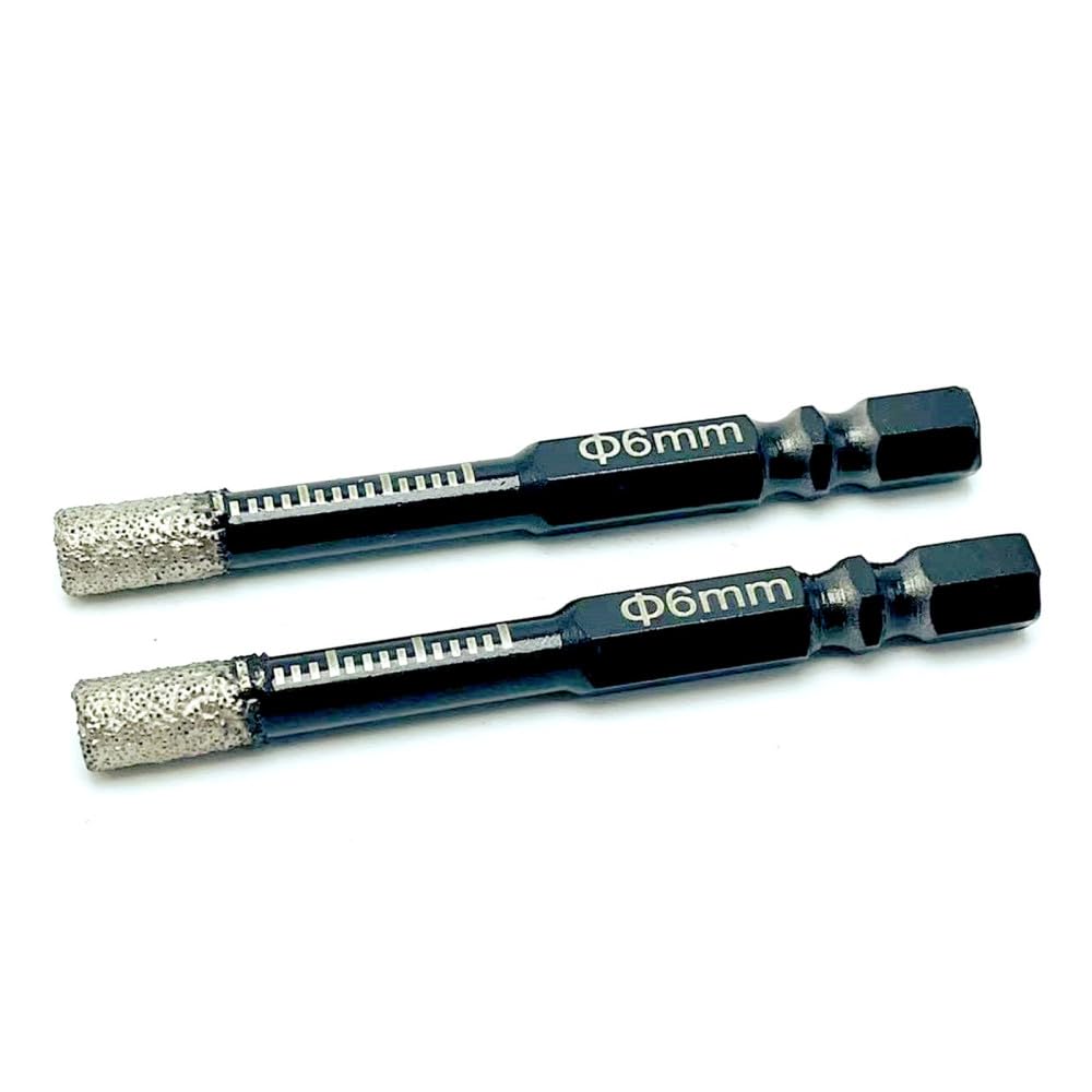 Wiertło diamentowe do wiercenia na sucho Otwornica Wiertło diamentowe z chwytem sześciokątnym 5-16 mm, lutowane na sucho, do płytek ceramicznych marmurowego granitu(16mm)