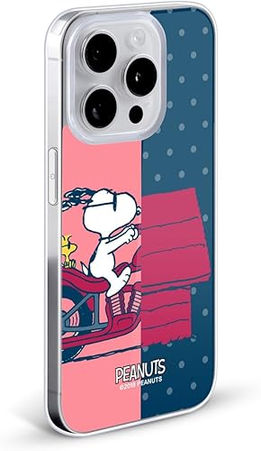 Miniatura 2 de Head Case Designs Funda de gel con licencia oficial de Peanuts Snoopy & Woodstock Halfs and Laughs protección de grado militar compatible con Apple