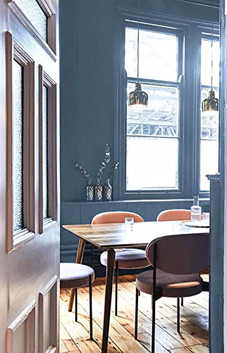 Dimoon 118"X17.7" Blue Paper Solid Blue Peel And Stick Wallpaper Pure Blue Wall Paper Self Adhesive Wallpaper Removable Wallpaper Blue Textured Shelf Drawer Liner Walls Decal Vinyl Roll #TOP4