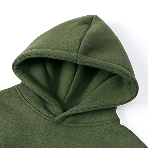 Image of MYGBCPJS Youth 2PCS Jogger Outfits Set Fleece Hooded + Sweatpants Boys Girls Athletic Sweatsuits Pullover Clothes