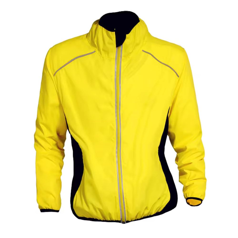 Chaqueta De Ciclismo Para Hombre Y Mujer Impermeable Y Cortavientos Chaquetas De Ciclismo De Alta Visibilidad Chaqueta Transpirable Para Correr Chaqueta Ventilada Para MTB Chaqueta