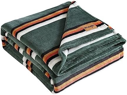 Amazon.com: Wrangler - Queen Size Blanket, Super Soft & Reversible