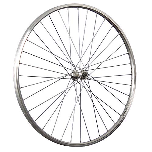 Laufrad 28 Zoll Vorderrad Fahrrad Hohlkammer Felge 622-19 Schnellspanner Silber