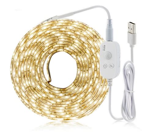 Tira LED con sensor de movimiento USB 5M blanco frío miniatura 1