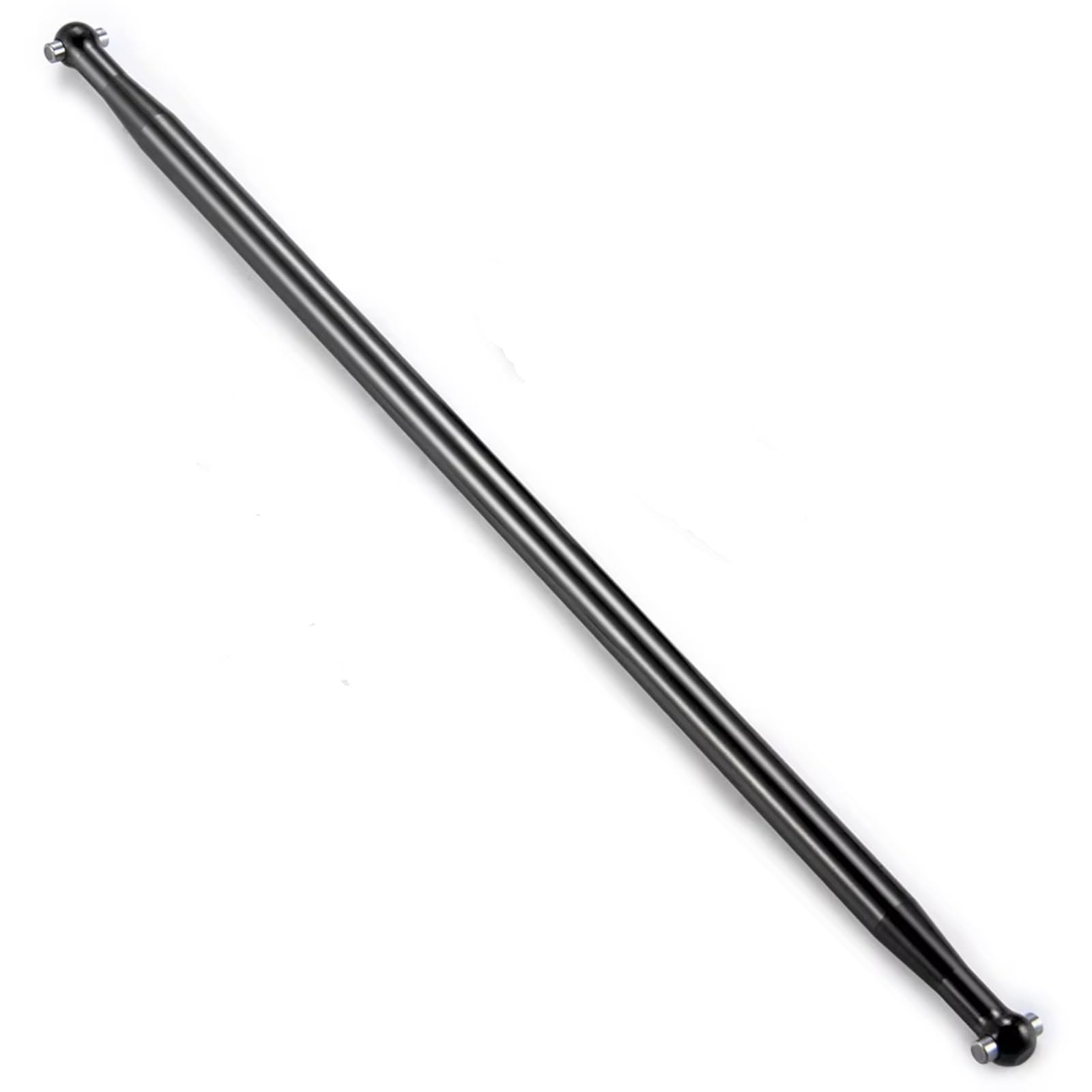 Accessoires Voitures RC pour Slash 4x4 4WD pour Rally 1/10 Arbre Transmission Central en Métal Joints Cardan Coupelle Transmission Accessoires Mise À Niveau pour Camions Télécommandés(Black)