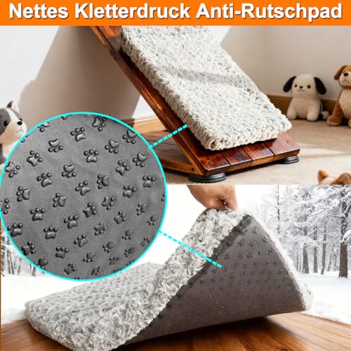 NWIWI Orthopädisches Hundebett 90x70x8cm Mittelgroß Hunde Waschbar Hundedecke Memory Foam Katzenbett Hundebett Hundekissen Grosse Hunde Anti-Rutschboden Hundematte-Gray