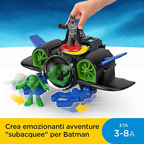 Fisher-Price Imaginext DC Super Friends Batsub, Batman Figure and sea Vehicle Set for Preschool Kids Ages 3 Years and up, Black - image 2