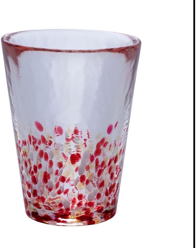 Yamakiikai CRYSTAL Tumbler Red White MC-506 (Small)