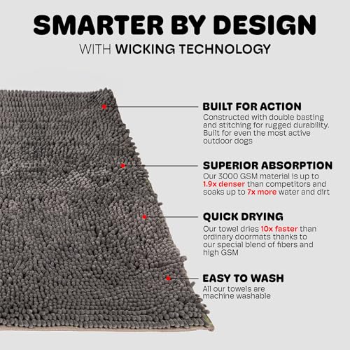 Paillasson super absorbant et lavable en machine pour animaux - 5