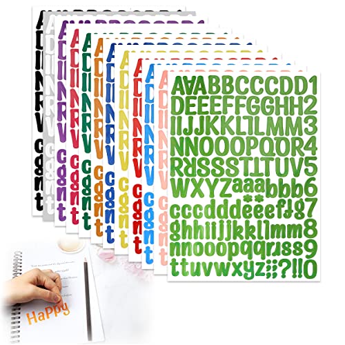 Bemeol Alphabet-Aufkleber – 36 Blatt, Je 10,2 Cm Große Buchstaben, Selbstklebend, Rosa, Für Dekoration & Lernen