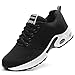 ZPAWDH Donna Air Scarpe da Ginnastica Corsa Sportive Fitness Running Sneakers Nero 37EU