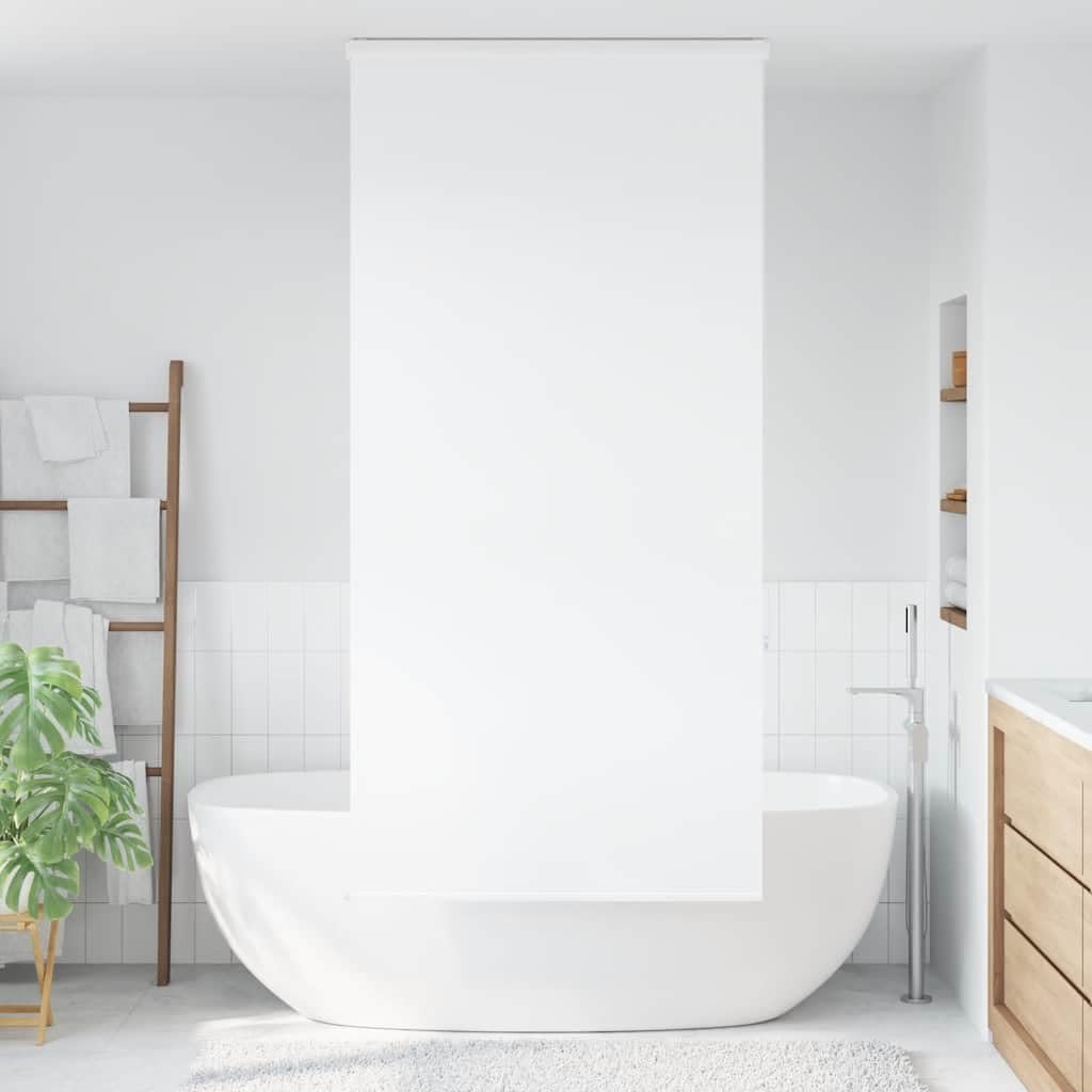 vidaXL Tenda a Rullo da Doccia con Cassonetto 110x240 cm in Tessuto da Bagno