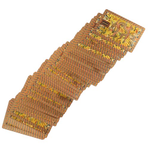 TOYANDONA Goldfolien Pokerkarten Feine Verarbeitung für Poker Spiele Party Zubehör und Zaubertricks Geschenkidee für Erwachsene