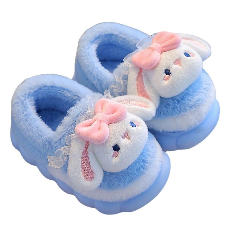 Cartoon Rabbit Slippers Cotton Cute Slippers Animal Slippers for Women Fluffy Slippers Fuzzy House Slippers for Women