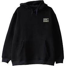 Panik Yok Mesaj Siyah Hoodie