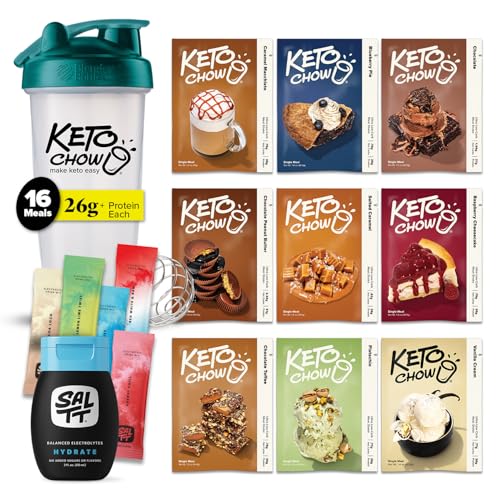 Keto Chow Premium Kit | Keto Meal Replacement Shake Powder