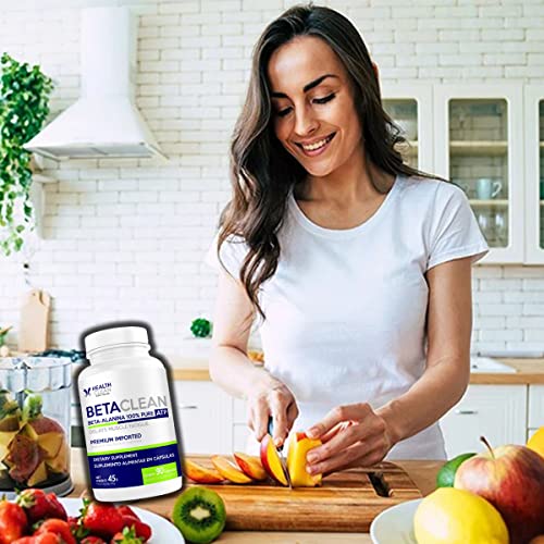 Beta Alanina BetaClean 100% Pure 90 Cápsulas - Health Clean…