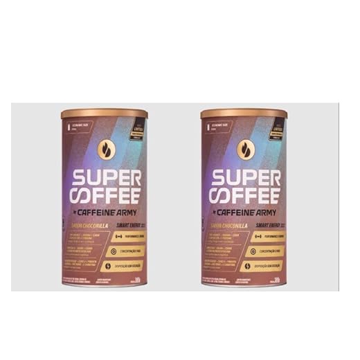 Kit 2x Caffeine Army SuperCoffee 3.0 Sabor Choconilla (380g)