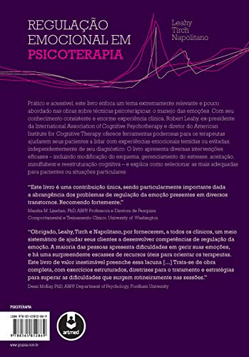 Regulação Emocional em Psicoterapia: Um Guia para o Terapeuta Cognitivo-Comportamental