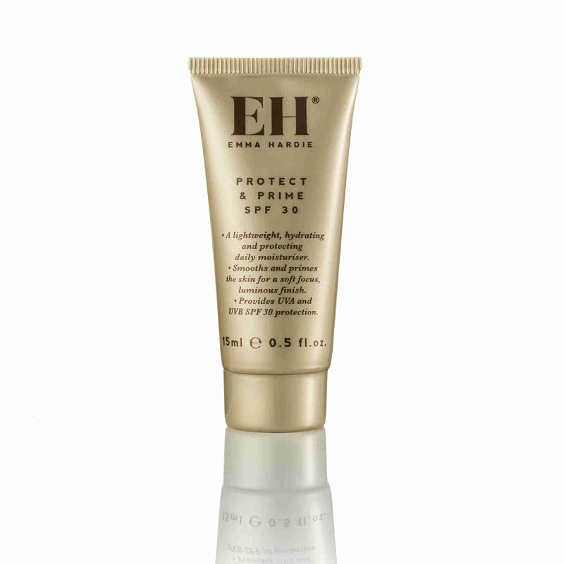 Emma Hardie Protect & Prime Hidratante Facial com FPS 30 e Ácido Hialurônico, 15 mL