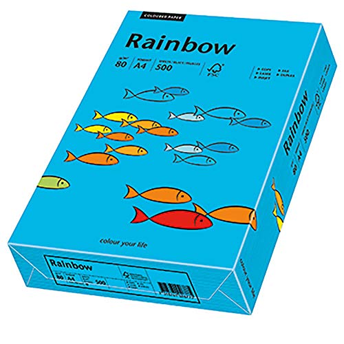 Papyrus Rainbow A4 80g bleu pack de 500 feuilles multifonctions