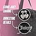 Juicy Couture Chill Couture Lunch Tote Bag With Adjustable Strap, Black Debossed Leopard Velour with Silver Juicy Rhinestones - Women's Lunch Box Bag for Work, School, Travel