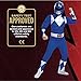 Blue Power Ranger Costume, Kids Size Beast Morphers Muscle Padded Character Jumpsuit and Mask, Classic Child Size Small (4-6)