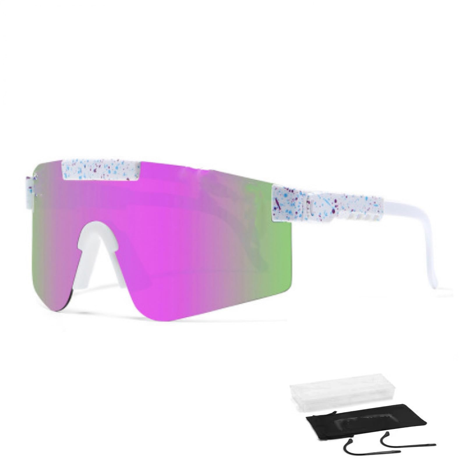 P-V Polarized Sports Sunglasses For Men Women Cycling Glasses Sports Sunglasses UV400 Protection Bike Sun Glasses