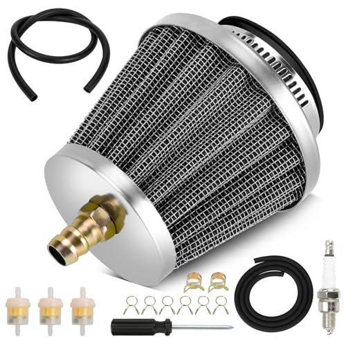 Image of EOPOAYI 38mm (1-1 /2 inch) Air Filter Compatible with Predator 212 196cc Coleman Mini Bike CT200U BT200X Baja Warrior MB200 KT196 Go Kart SSR125 Apollo Pit Dirt Bike GY6 50cc Taotao Scooter Moped ATV Parts