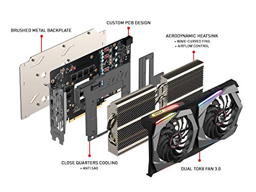 Image of MSI Micro-Star International Co., Ltd GeForce RTX 2060 Gaming Z 6GB DDR6 PCI-Express Graphics Card