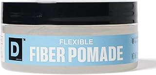 Duke Cannon Supply Co. Flexible Fiber Pomade – 2 oz – Strong Hold, No Shine, Water-Based for Easy Washout, Textured & Pliable Finish for Shorter Hairstyles