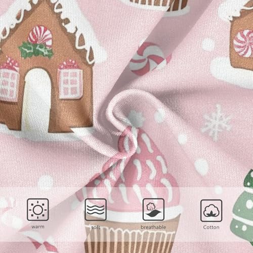 Soft Girls' Panties Breathable Toddler Underwear for Toddlers Cupcakes Pattern Sweet Theme in Sizes 2T,3T, 4T, 5T, 6Y and 8Y3