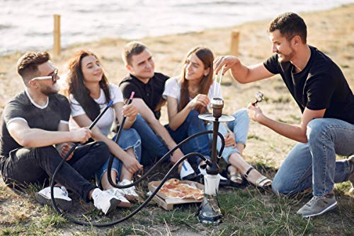 DFESKAH Shisha Mundstück Hygiene, Silikon Hygienemundstück 20 Stück, Wasserpfeife Mundstück wiederverwendbar, Premium… – Bild 8