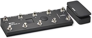 Paint Audio MIDI Captain Foot Controller con salidas duales Pedal de expresión Compatible con todos los PC/CC/Note Commander 10 interruptores de pie